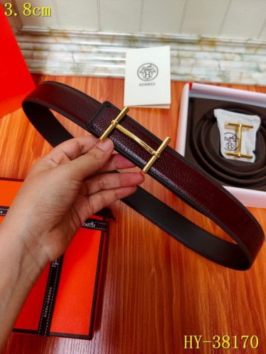 Super Perfect Quality Hermes Belts(100% Genuine Leather,Reversible Steel Buckle)-320