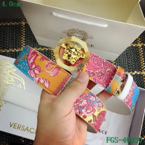 Super Perfect Quality Versace Belts(100% Genuine Leather,Steel Buckle)-805