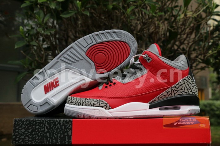 Authentic Air Jordan 3 “Red Cement”