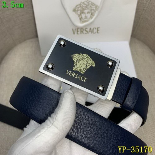 Super Perfect Quality Versace Belts(100% Genuine Leather,Steel Buckle)-116