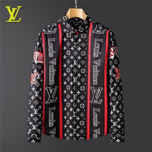 LV long sleeve shirt men-081(M-XXXL)