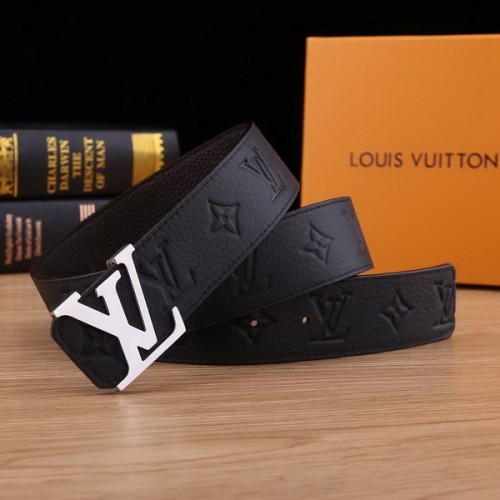 Super Perfect Quality LV Belts(100% Genuine Leather Steel Buckle)-2180