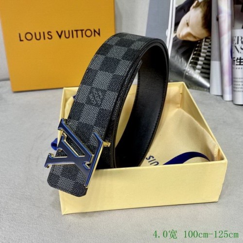 Super Perfect Quality LV Belts(100% Genuine Leather Steel Buckle)-2810