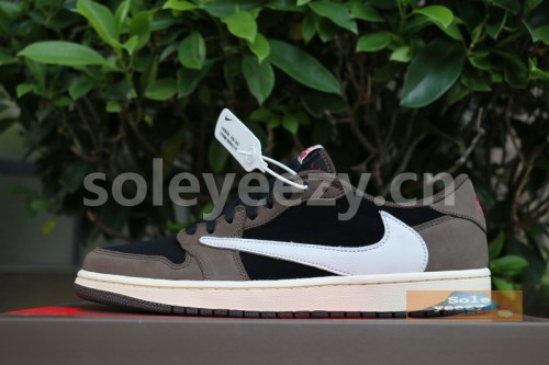 Authentic Travis Scott x Air Jordan 1 Low “Dark Mocha”