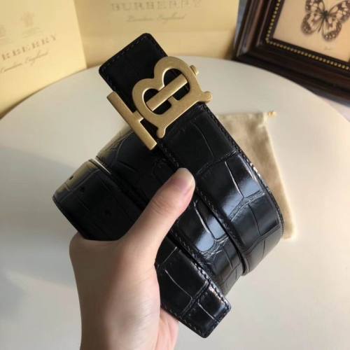 Super Perfect Quality Burberry Belts(100% Genuine Leather,steel buckle)-068