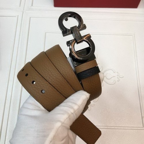 Super Perfect Quality Ferragamo Belts(100% Genuine Leather,steel Buckle)-1437