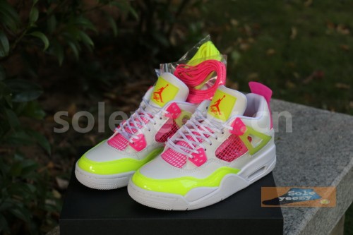 Authentic Air Jordan 4 GS “Lemon Venom”