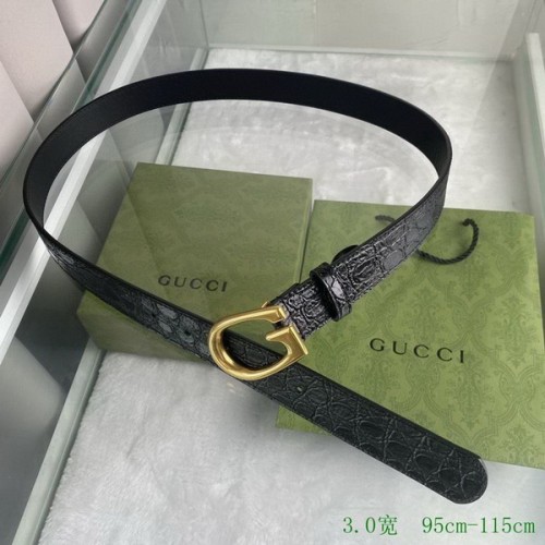 Super Perfect Quality G Belts(100% Genuine Leather,steel Buckle)-2722