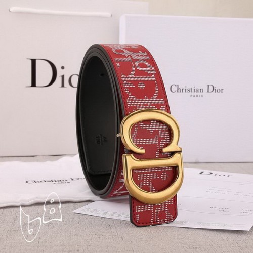 Super Perfect Quality Dior Belts(100% Genuine Leather,steel Buckle)-430