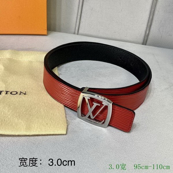 Super Perfect Quality LV Belts(100% Genuine Leather Steel Buckle)-2641