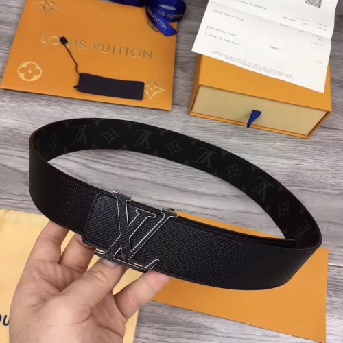Super Perfect Quality LV Belts(100% Genuine Leather Steel Buckle)-1454