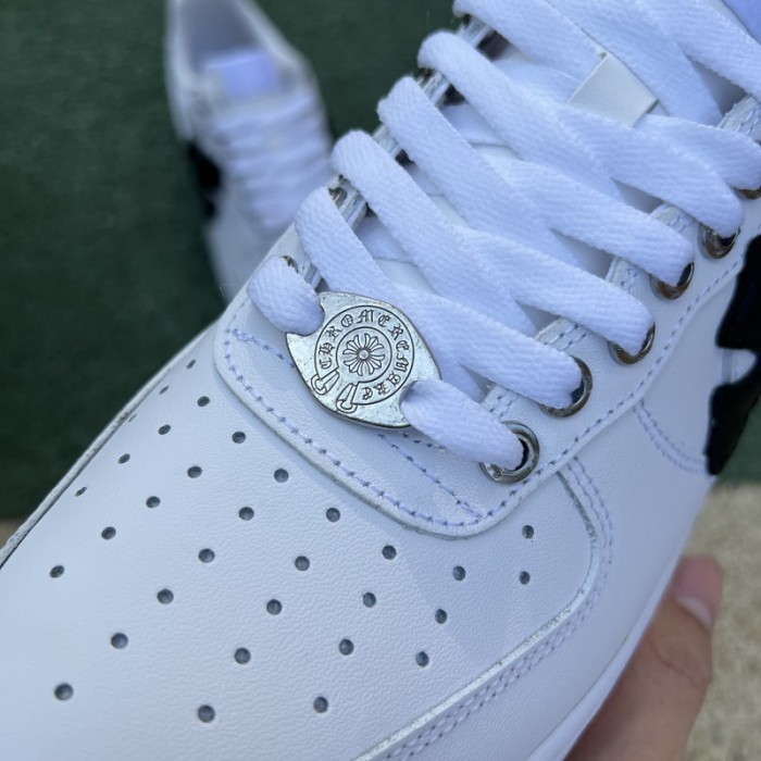 Authentic Chrome Heart x Air Force 1 Low White