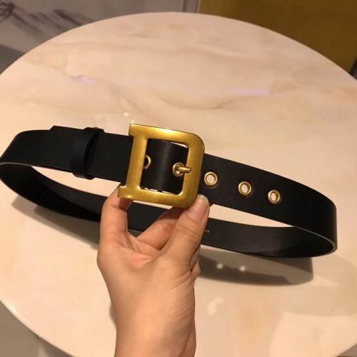 Super Perfect Quality Dior Belts(100% Genuine Leather,steel Buckle)-123