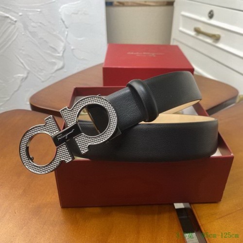 Super Perfect Quality Ferragamo Belts(100% Genuine Leather,steel Buckle)-1613