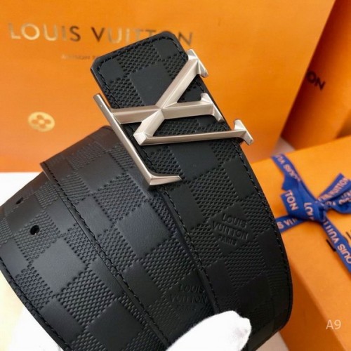 Super Perfect Quality LV Belts(100% Genuine Leather Steel Buckle)-2158