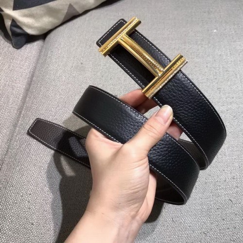 Super Perfect Quality Hermes Belts(100% Genuine Leather,Reversible Steel Buckle)-666