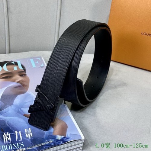 Super Perfect Quality LV Belts(100% Genuine Leather Steel Buckle)-2836