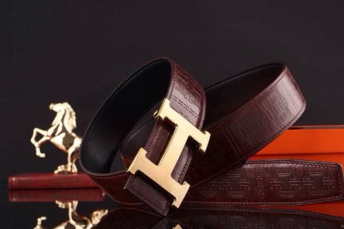 Super Perfect Quality Hermes Belts(100% Genuine Leather,Reversible Steel Buckle)-232