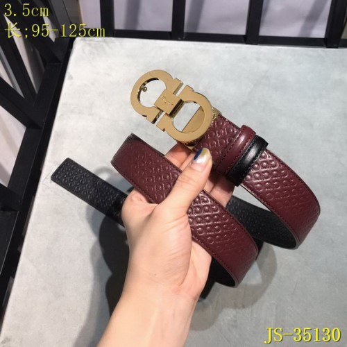 Super Perfect Quality Ferragamo Belts(100% Genuine Leather,steel Buckle)-1003