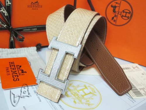 Super Perfect Quality Hermes Belts(100% Genuine Leather,Reversible Steel Buckle)-145