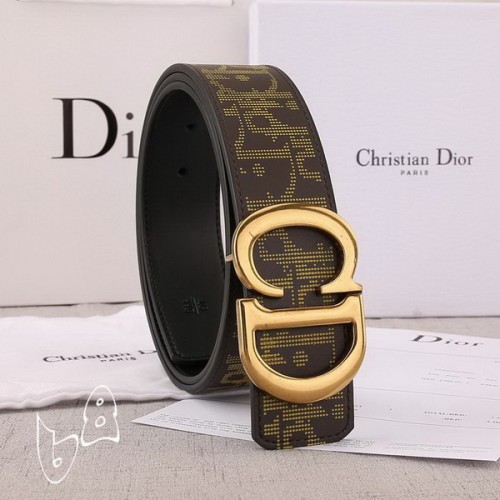 Super Perfect Quality Dior Belts(100% Genuine Leather,steel Buckle)-429