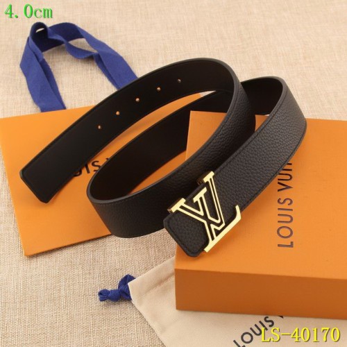 Super Perfect Quality LV Belts(100% Genuine Leather Steel Buckle)-1735