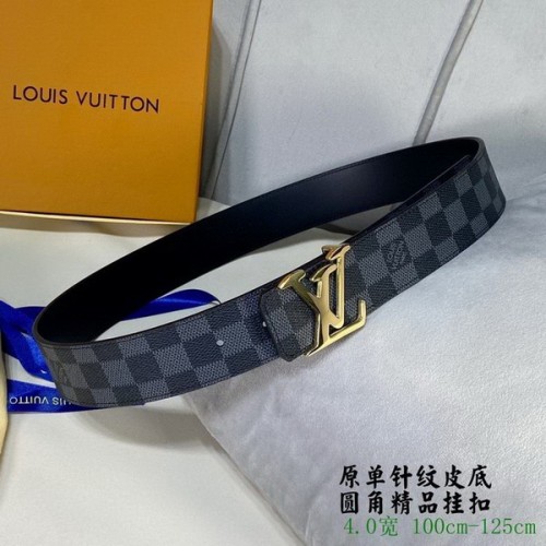 Super Perfect Quality LV Belts(100% Genuine Leather Steel Buckle)-2878