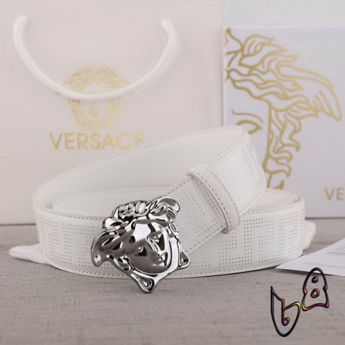 Super Perfect Quality Versace Belts(100% Genuine Leather,Steel Buckle)-413