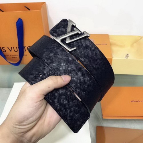 Super Perfect Quality LV Belts(100% Genuine Leather Steel Buckle)-1789