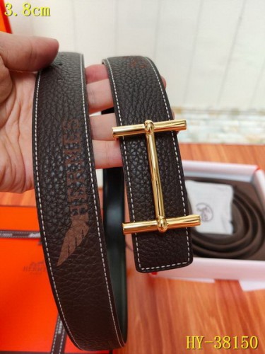 Super Perfect Quality Hermes Belts(100% Genuine Leather,Reversible Steel Buckle)-334