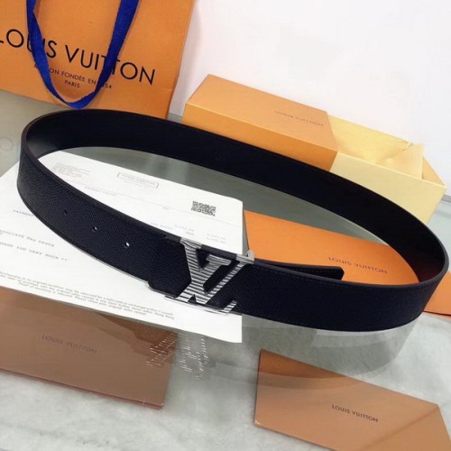 Super Perfect Quality LV Belts(100% Genuine Leather Steel Buckle)-1806