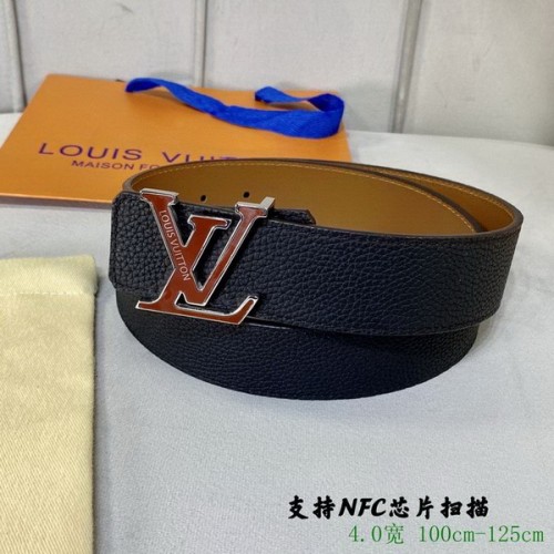 Super Perfect Quality LV Belts(100% Genuine Leather Steel Buckle)-2818