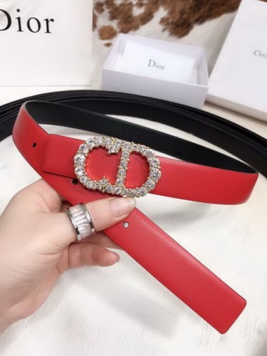 Super Perfect Quality Dior Belts(100% Genuine Leather,steel Buckle)-372