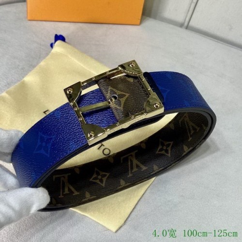 Super Perfect Quality LV Belts(100% Genuine Leather Steel Buckle)-3100