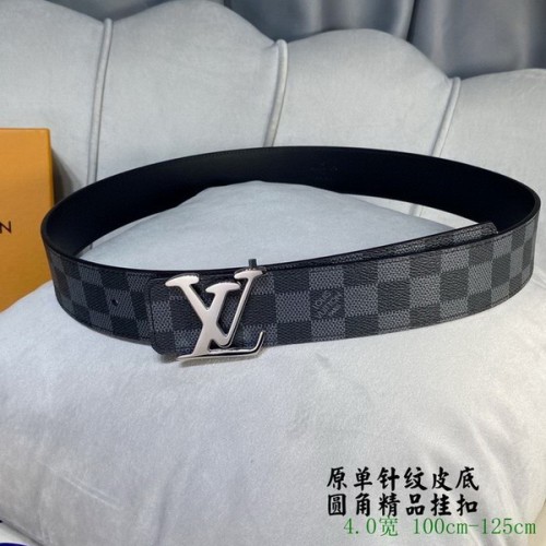 Super Perfect Quality LV Belts(100% Genuine Leather Steel Buckle)-2877