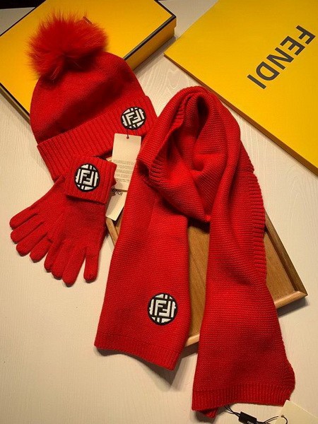 FD Wool Cap Scarf AAA-124