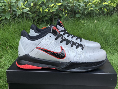 Authentic Nike Kobe 5 Protro Metallic Sliver