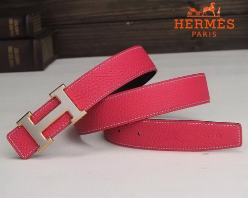 Super Perfect Quality Hermes Belts(100% Genuine Leather,Reversible Steel Buckle)-386