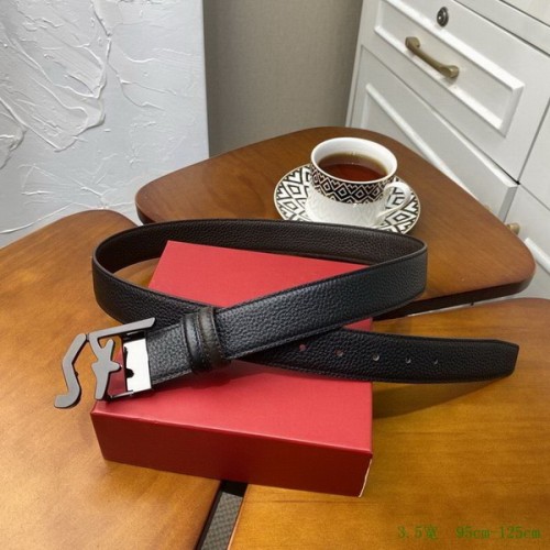 Super Perfect Quality Ferragamo Belts(100% Genuine Leather,steel Buckle)-1605