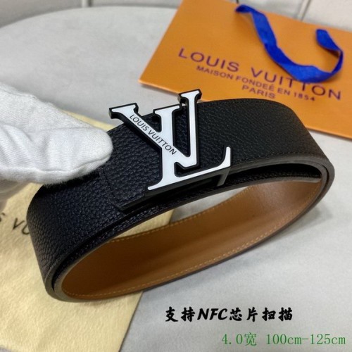 Super Perfect Quality LV Belts(100% Genuine Leather Steel Buckle)-2819