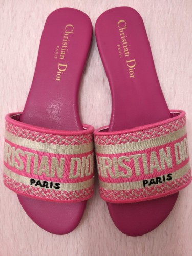 Dior women slippers 1;1 Quality-012