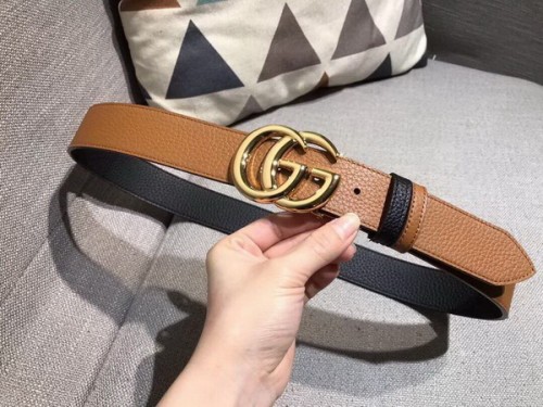 Super Perfect Quality G Belts(100% Genuine Leather,steel Buckle)-2351