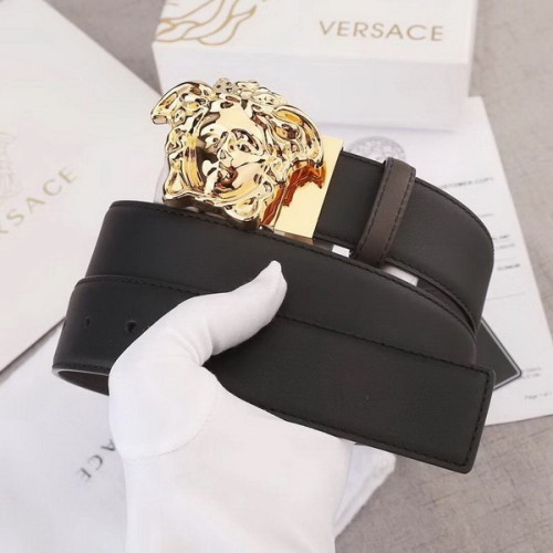 Super Perfect Quality Versace Belts(100% Genuine Leather,Steel Buckle)-482