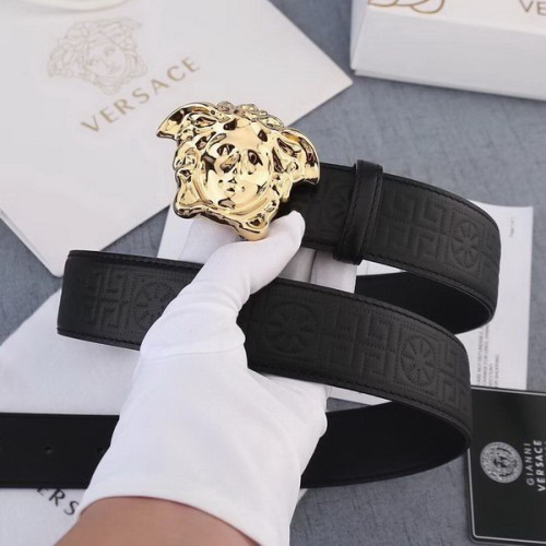 Super Perfect Quality Versace Belts(100% Genuine Leather,Steel Buckle)-450
