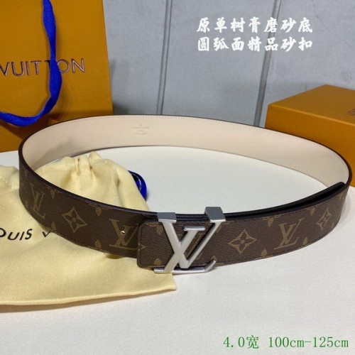 Super Perfect Quality LV Belts(100% Genuine Leather Steel Buckle)-2868