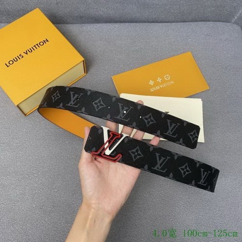 Super Perfect Quality LV Belts(100% Genuine Leather Steel Buckle)-3121