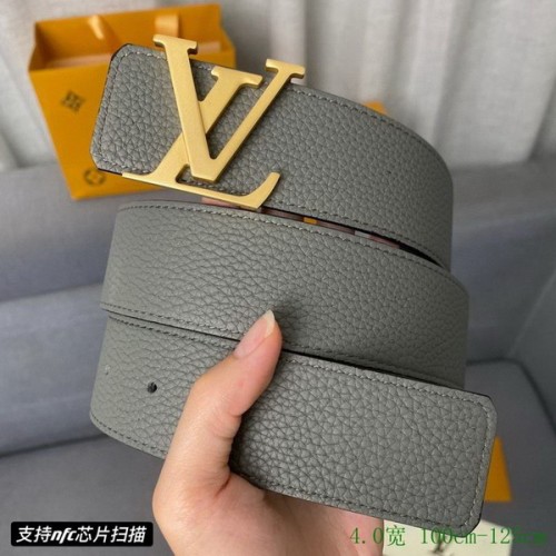 Super Perfect Quality LV Belts(100% Genuine Leather Steel Buckle)-2978