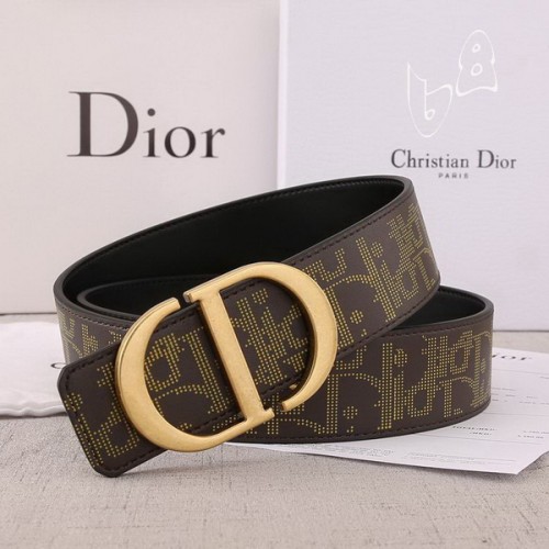 Super Perfect Quality Dior Belts(100% Genuine Leather,steel Buckle)-442