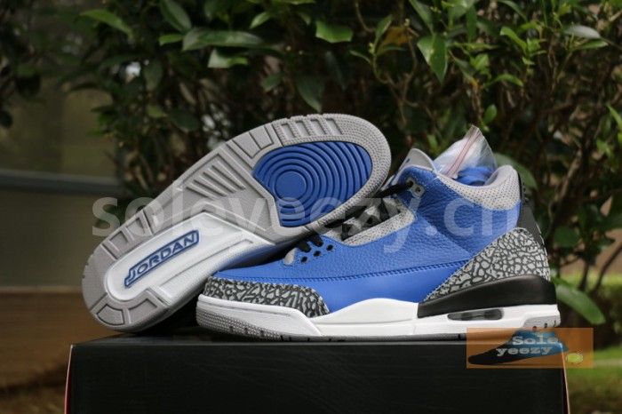 Autuentic Air Jordan 3 “Varsity Royal”