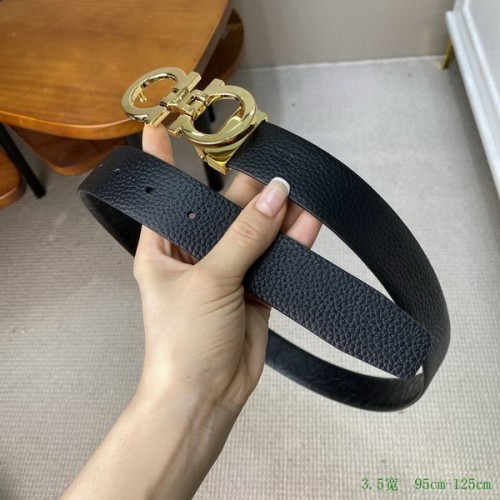Super Perfect Quality Ferragamo Belts(100% Genuine Leather,steel Buckle)-1687